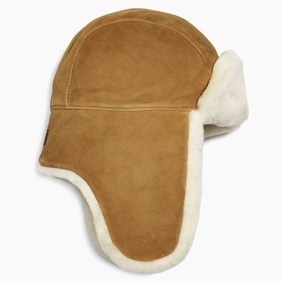 UGG Accessories - Ugg Womens sheepskin Trapper hat chestnut